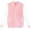 PODOLIXIA Giacca da uomo Oldschool College Jacket, giacca alla moda per uomo in stile college, Colore: rosa., M