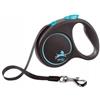FLEXI guinzaglio automatico Black Design L strap 5 m blu