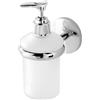 DISPENSER PORTA SAPONE LIQUIDO MANI DA MURO SINGOLO 500 ML BIANCO GICOS  791499