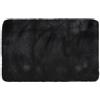 Inbagno Tappeto bagno nero 45x75 cm in poliestere fondo antiscivolo
