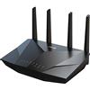 ASUS RT-AX5400 Dual Band WiFi 6 (802.11ax) Router Estendibile con Mobile Tethering, Alternativa ai Router 4G 5G, VPN integrata, Sicurezza di Rete AiProtection Pro, Parental Control, Instant Guard