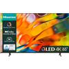 Hisense Smart TV 65 Pollici 4K Ultra HD Display QLED HDR10+ Sistema VIDAA con Dolby Atmos - 65E7KQ