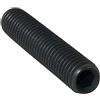 AERZETIX - Set di 10 - Vite di bloccaggio/serraggio cava a estremità piatta - Punta senza testa - Esagonale/Allen 6 lati M8x40 - Corpo cilindrico - Fai da te - Acciaio - DIN 913 BI - Nero - C45358