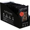 Cat's Love 24 x 85 g Umido per gatto - Pacco misto