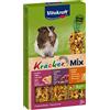 Vitakraft Kräcker Mix, alimento roditori per porcellini d'India, con miele, con noci, con frutta, senza l'aggiunta di zuccheri e cereali (1x 168g)