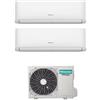 Hisense CONDIZIONATORE HISENSE DUAL SPLIT HI-COMFORT WIFI R32 7000+9000 BTU 7+9 2AMW52