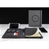 Ufficio personalizzati Portablocco A5 in R-Pet con caricabatteria wireless personalizzato Edward personalizzate o neutre