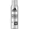 Adidas, Pro Invisible Deodorante Spray Anti-traspirante Uomo, 48 ore di Protezione, Formula Vegana e Senza Alcol, 150ml