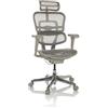 HJH Office ERGOHUMAN EDITION I G sedia da ufficio ergonomica con supporto lombare flessibile, grigio chiaro, 652273