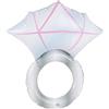 SMIFFYS Inflatable Diamond Ring, Silver, 50cm/20in