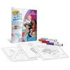 CRAYOLA Color Wonder, Coloring Set con 18 Pagine 4 Pennarelli Senza Macchia, Soggetto Disney Princess, Versione Internazionale, 75-2813