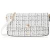 paino Pochette/Borsa da Sera, Donna, Bianco Multicolore, Einheitsgröße