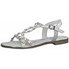Marco Tozzi Sandalette da Donna 2-2-28120-28 in Pelle, Sandali, Pettine Bianco, 38 EU