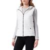 Geox W Ascythia Giacca, Blanc De Blanc, 38 Donna