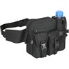DONGKER Marsupio Tattico,Marsupi Sportivo Impermeabile con Porta Bottiglia Acqua per Campeggio Escursione Trekking