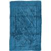 HOME ZEN HOUSEHOLD LINEN tappeto da bagno art. tenero morbido e folto assorbente con antiscivolo sotto vasca doccia lavabo lavandino bidet e wc water toilette 100% cotone (70X140 CM, BLU CHIARO)