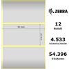 Zebra Etichette Zebra - Z-Ultimate 3000T Silver, formato 30 x 15 mm.