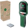 Bosch rilevatore UniversalDetect (display con guida passo-passo per un facile utilizzo, rilevatore cavi e sottostrutture in legno, in scatola di cartone E-Commerce)