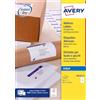AVERY - Confezione da 60 etichette di spedizione bianche 99,1 x 139 mm a getto d'inchiostro (J8169-15)