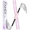 FANDIQ Lash Bond and Seal, Cluster Eyelash Glue for Individual Cluster DIY Eyelash Extensions,Strong Hold Waterproof Cluster Lash Glue 4ML+4ML Latex-free Long Lasting for Sensitive Eyes (White bond)