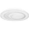 Eglo Palagiano 1 - Plafoniera LED, lampada da soffitto rotonda, in metallo e plastica in bianco, colore luce bianco neutro, Ø 30 cm