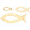 Petra's Bastel News Kit Fai da Te, Legno, 3cm, 4,5cm, 8cm