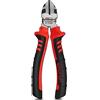 WISEUP Pinze diagonali, Pinza a taglio laterale CR-V professionale 150mm, tronchese per ferro antiruggine di precisione, tronchesino ergonomiche a leva alta, tronchesi per fili flessibili ottiche