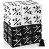 SLAKOZYT 24 MTG Pollen Counter D6 Dadi in Nero e Bianco - Magic The Gathering Glitter Loyalty Cube con finitura marmo stellato per accessori da gioco con carte CCG