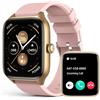 SOUYIE Smartwatch Uomo Donna con Effettua/Risposta Chiamate, 1.96 Orologio Smartwatch, Smart Watch con cardiofrequenzimetro, monitor del sonno, contapassi, termometro, Impermeabile IP67 per Android iOS