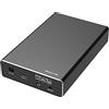 ISHEEP Dual Bay RAID Case Esterno per Disco Rigido 2.5 pollici, USB 3.0 SATA SSD Enclosure Hard Disk Caso, Tool Free .K25272C