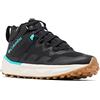 Columbia Facet 75 Mid Outdry, Scarpe da Escursionismo Donna, Black/Bright Aqua 2023, 38.5 EU