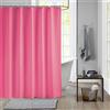 MSV Anti Muffa tenda per doccia con 12 Anelli 180 x 200 cm Rosa