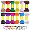 WHC 12 Pezzi 1.5mm Filo per Braccialetti,Cordoncino per Braccialetti 12 Colori