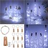 Akynite Luci per Bottiglia Vetro, Tappo Luci LED Bottiglia Luce Fredda, 20 LEDs 2M Stringa Luci da Interni e Esterni, Tappi Luci Decorative per Festa Casa Giardino Natale Matrimonio, 10 Pezzi