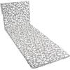 GHIOCUSCINI | Cuscino per Lettino Mare, FANTASIA RAMAGE, in Tessuto Cotone/Poliestere, Sfoderabile, 52 + 130 x 57 cm, Alto 4 cm, Made in Italy