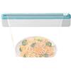 Cling Film Wrap Dispenser,Porta Rotoli Alluminio E Pellicola,Scatola  Taglierina per Pellicola Trasparente,Dispenser per Involucri Saran con  Taglierina Scorrevole,per Tagliare Pellicola di Alluminio : : Casa  e cucina