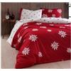 Daunex Parure Copripiumino Infinity Braies Rosso Cotone Matrimoniale 255x200