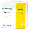 Bambiboo - COTTONWEAR Pannolini Monouso per Bambini - Taglia 5 Junior (12-17kg) - Cotone, Indicatore di Umidità, Barriera 3D Anti-Perdita - Senza Profumo - 24 parti