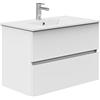 Baikal TRIX, Legno Melamina, Bianco, 70 cm