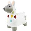 DQB DeQUBE Fisher Price Fiamma Saltaria Gonfiabile con Gonfiatore (Deqube 920D00162), Colore bianco