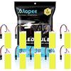 Alopee 10-Pack White 250Lums COB 36-SMD 12V DC LED Light per Auto Car Interior Lighting Panel Cupola Lampada Mappa Tetto Plafoniera Lampadina con 10 X T10, Festoon Adapter