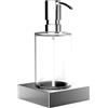 Emco Liaison 182100102 - Dispenser per Sapone Liquido, 240 ml, in Cristallo e Cromo
