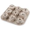 Tescoma 623132 stampo per 9 mini ciambelline mini bundt cake, alluminio pressofuso antiaderente, DELÍCIA