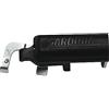 GARDINIA Supporto a Incastro per Veneziane e Tende a Rullo, Montaggio Senza Trapano, Set con Guide Superiori da 25 mm, Metallo, Plastica, Nero