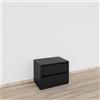 Fusion TP K06 cassettiera 2 cassetti nera 60 cm