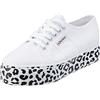 Superga 2790 Print Platform, Scarpe con Lacci Donna, White Leopard, 37 EU