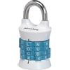 Master Lock 1535DWD - Lucchetto a combinazione con parola, per armadietti di palestre e scuole, i colori possono variare