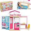 Barbie - Casa Componibile con 2 Piani e Tanti Accessori Trasformabili, DVV47