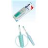 EBUR SCOVOLINO FINE CON MANICO IN ASTUCCIO TASCABILE 5 PEZZI