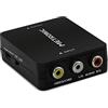 Metronic Convertitore adattatore RCA a HDMI universale uscita regolabile 720P / 1080P Audio Video Console Xbox 360, PS1, PS2, WII, N64, Gamecube, Snes, NES, PSP, Fotocamera, Lettore DVD, VHS, 370276
